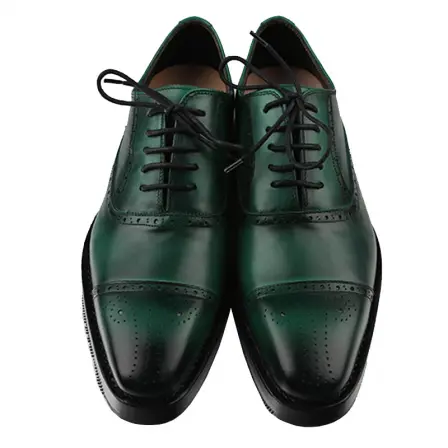 Green Leather Shoes Exporters
