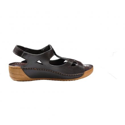 sellers of Leather black sandals shoes