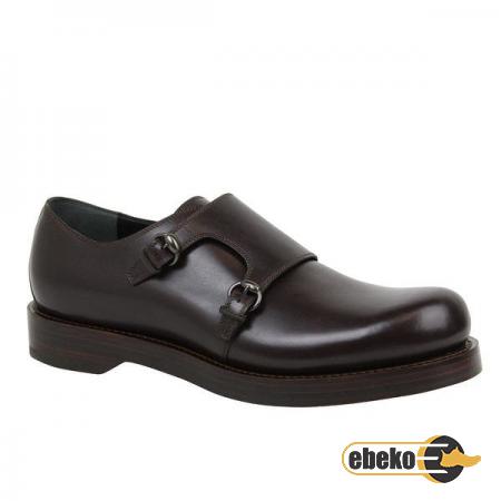 Leather Monk Stap Shoes Dealer