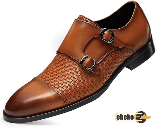 Leather Monk Strap  Shoes Direct Supply