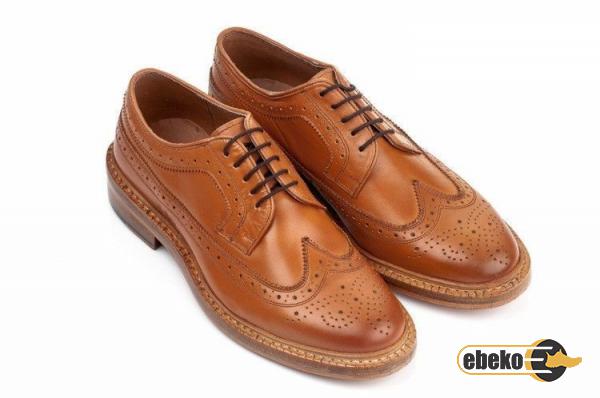 Leather Brouge Shoes Trade