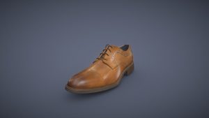 leather shoes 3d