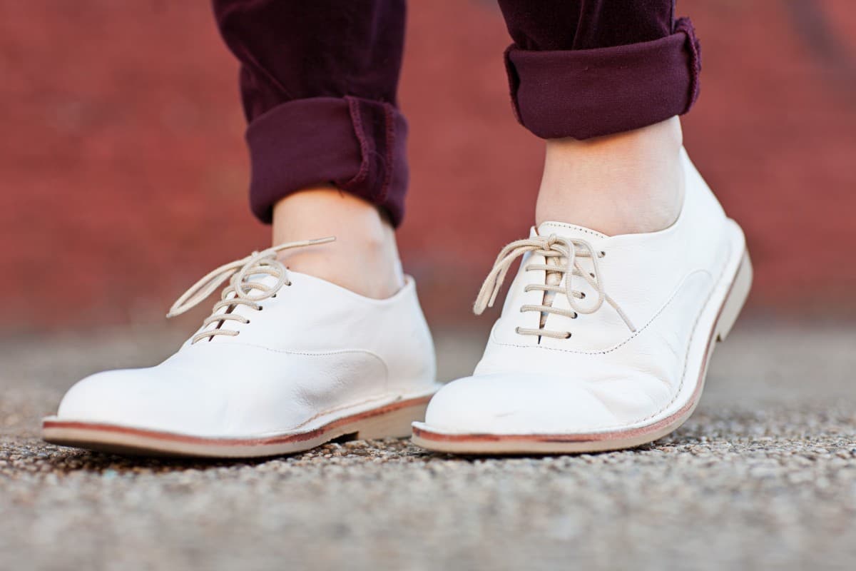  White Leather Shoes in India; Formal Informal Types Long Lasting Footwear 