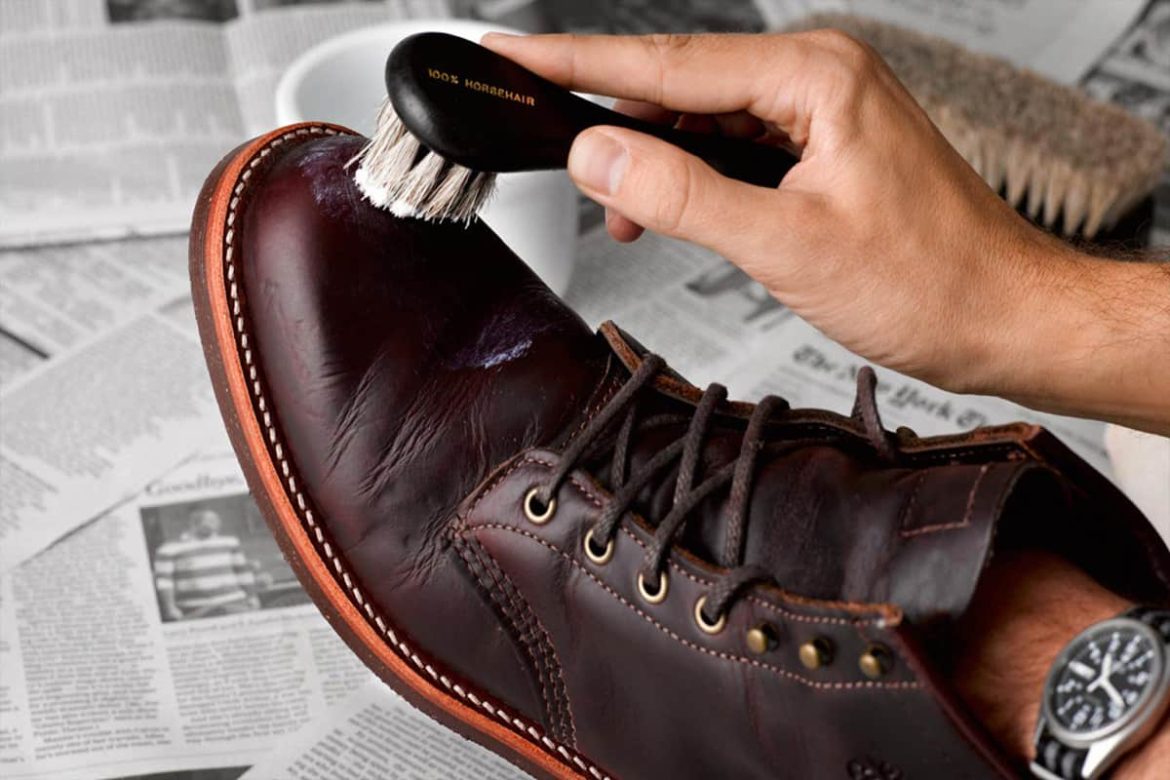 what’s the best way to clean leather shoes