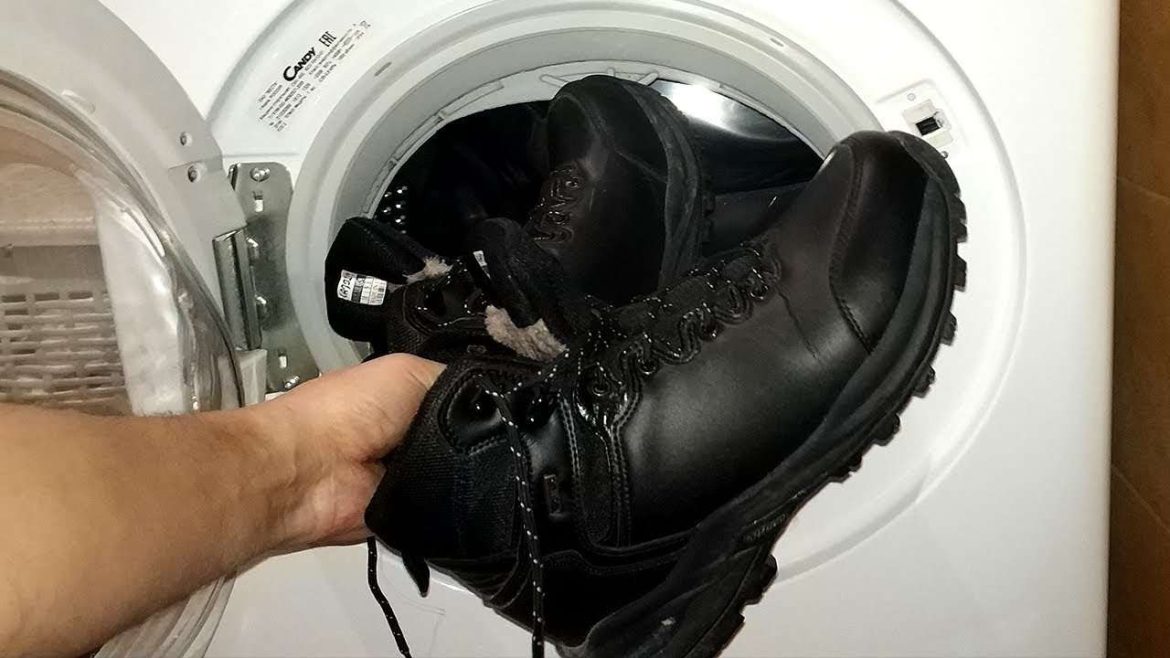 Washing Leather Shoes in the Washer