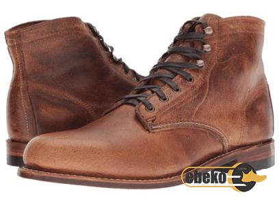 Buy men's 6 inch leather boots + best price
