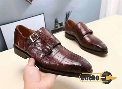 Men's casual brown leather shoes | Reasonable price, great purchase