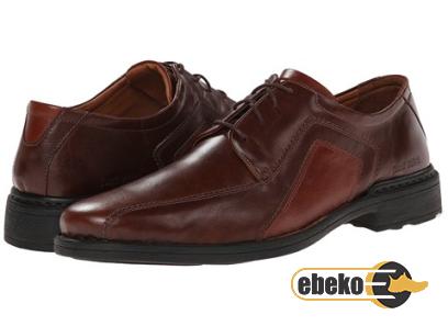 Real leather men's dress shoes + best buy price