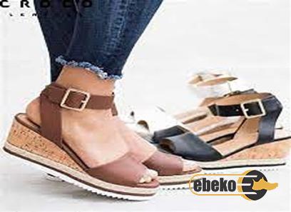Buy leather sandals with ankle strap types + price